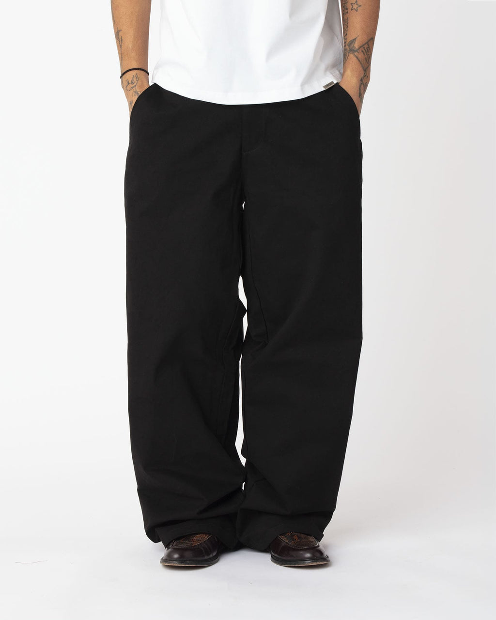 Wide Chino Trousers