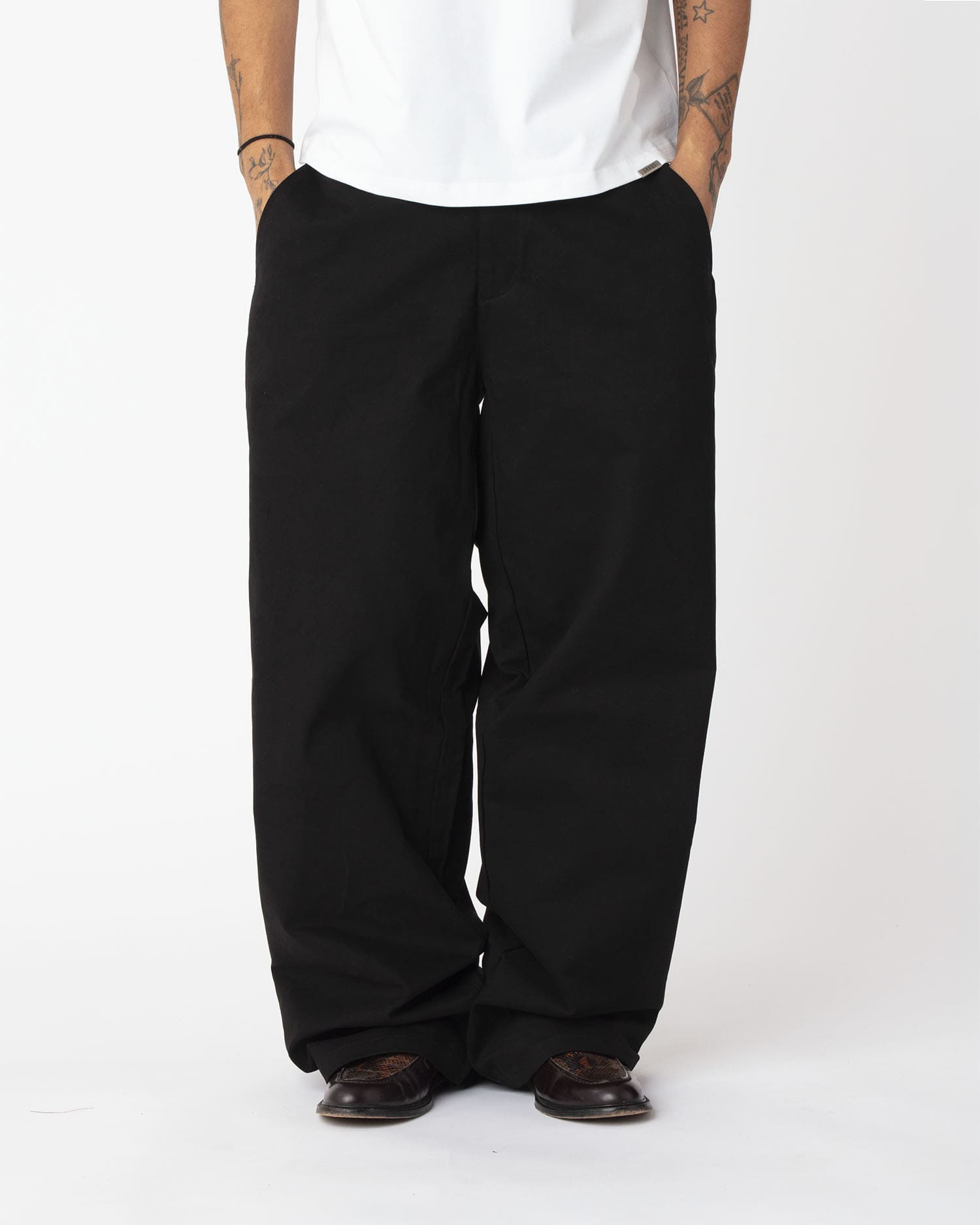 Wide Chino Trousers