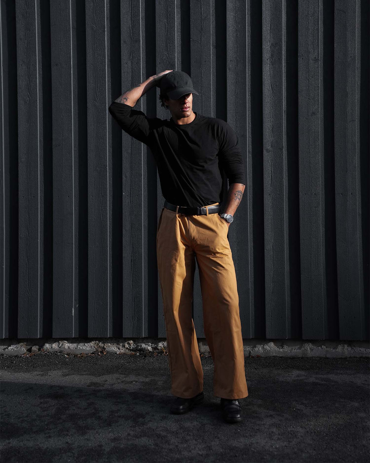 Wide Chino Trousers