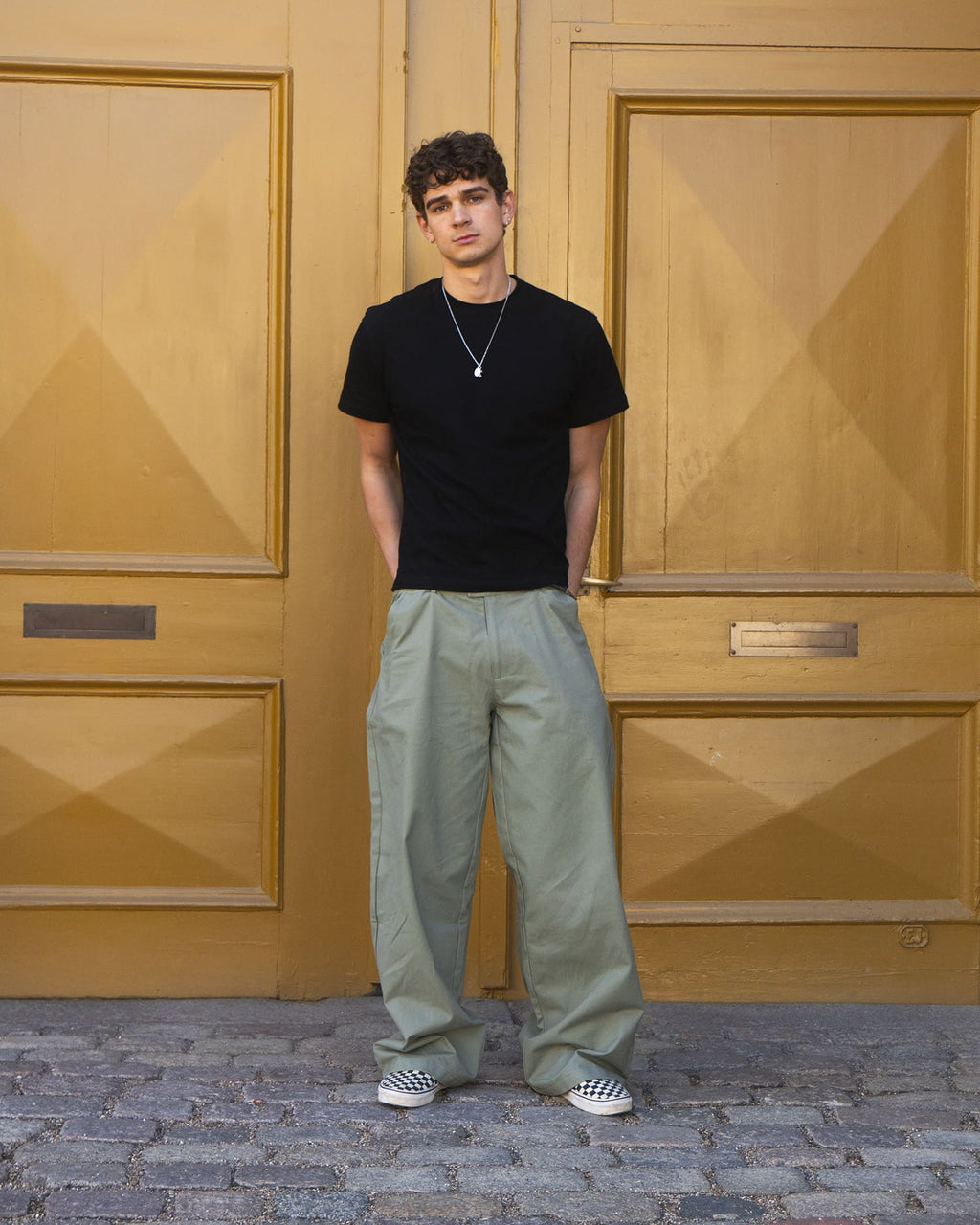 Wide Chino Trousers