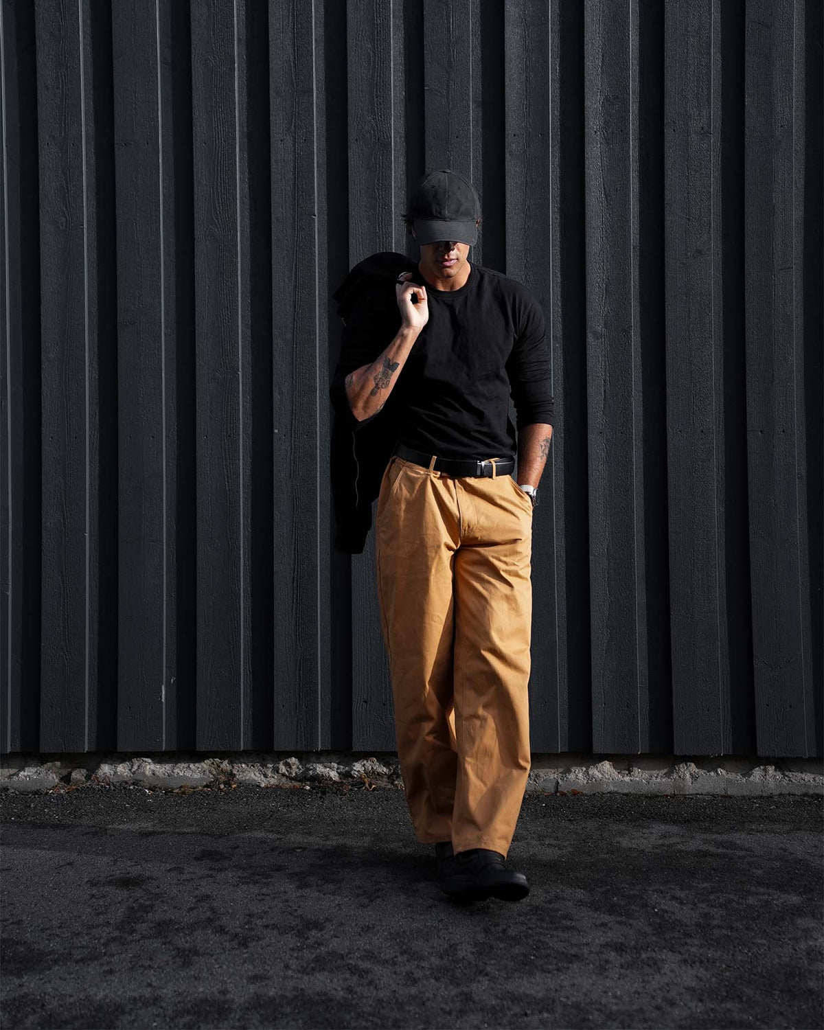 Wide Chino Trousers