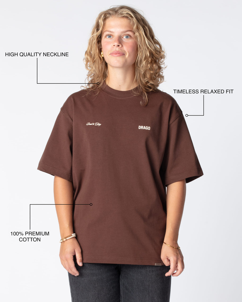 Road to Heaven T-Shirt with high quality collar, timeless relaxed fit and 100% premium cotton