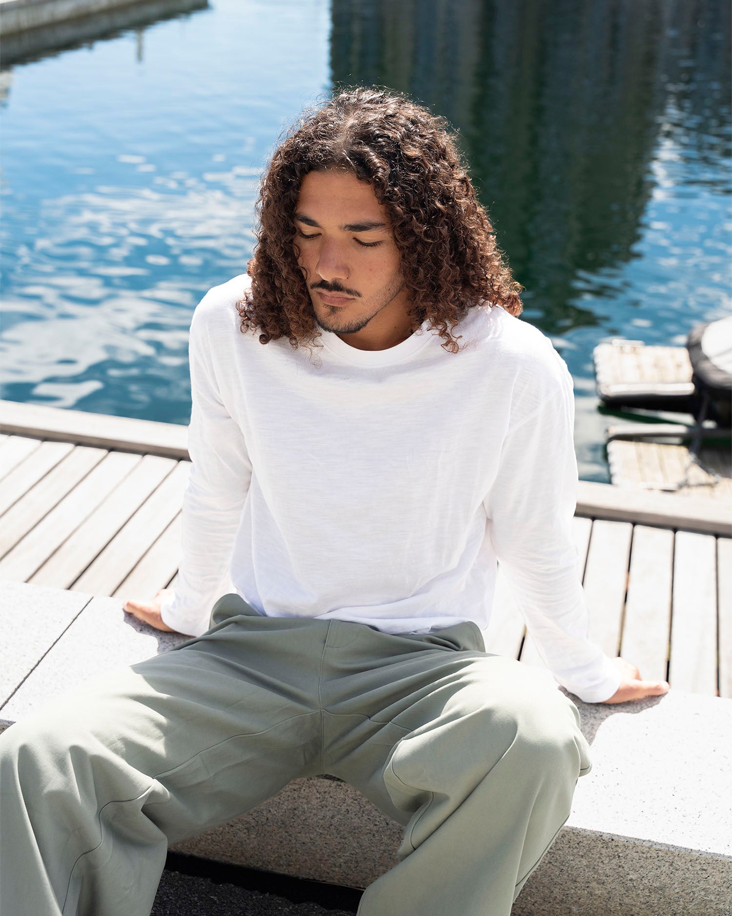 Long Sleeve Slub T-Shirt